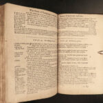 1673 Janua Linguarum CZECH Comenius Linguistics Dictionary ENGLISH & Latin RARE