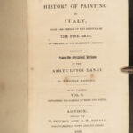 1828 Painting 1ed Italian ART Venice Michelangelo Da Vinci 6v Set Lanzi Roscoe