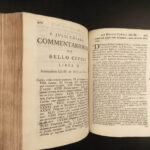 1727 Julius Caesar WAR Commentaries Military Tactics MAPS Bellum Hirtius Davies