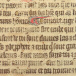 1400s Handwritten Prayer Manuscript on Vellum French Medieval Calligraphy RARE