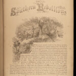 1863 Southern Rebellion CIVIL WAR Confederate SLAVERY Battles Maps Dred Scott 2v