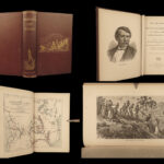 1875 AFRICA David Livingstone 1ed Last Journals Voyages African Exploration MAP