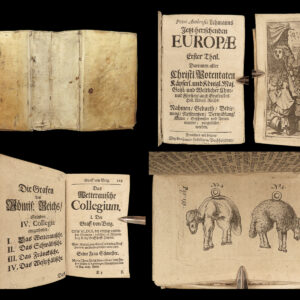 1702 GERMAN Lehmann European Rulers Rome Lombardy Papacy Monaco COATS of ARMS