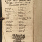 1702 GERMAN Lehmann European Rulers Rome Lombardy Papacy Monaco COATS of ARMS