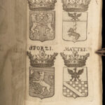 1702 GERMAN Lehmann European Rulers Rome Lombardy Papacy Monaco COATS of ARMS