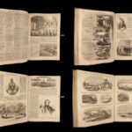 1858 HUGE Illustrated London News Oregon SLAVES Utah Mormon War Siege of Delhi