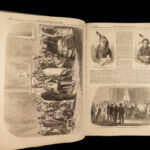 1858 HUGE Illustrated London News Oregon SLAVES Utah Mormon War Siege of Delhi