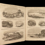 1858 HUGE Illustrated London News Oregon SLAVES Utah Mormon War Siege of Delhi