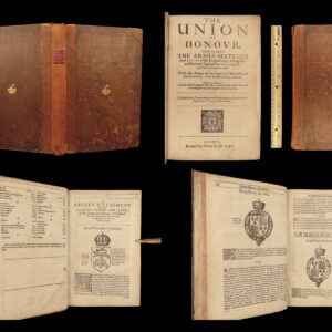 1640 English HERALDRY 1ed Union of Honour James Yorke Illustrated Coat of Arms