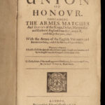 1640 English HERALDRY 1ed Union of Honour James Yorke Illustrated Coat of Arms