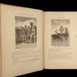 1888 Jules Verne Captain at Fifteen Dick Sand SLAVERY Africa Voyages Hetzel