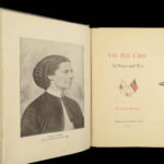 1899 NURSING Clara Barton Red Cross Civil War Medicine Surgery Illustrated