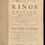1674 Kings of England Richard Baker Chronicle BIZARRE Dragons Monsters FOLIO