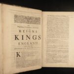 1674 Kings of England Richard Baker Chronicle BIZARRE Dragons Monsters FOLIO