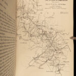 1865 Sherman Campaigns 1st ed Civil War Union Biography Maps Military Col Bowman