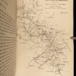 1865 Sherman Campaigns 1st ed Civil War Union Biography Maps Military Col Bowman