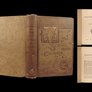 1882 MARK TWAIN 1st/1st Stolen White Elephant Detective Mystery Punch Brothers