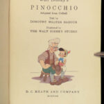 1939 DISNEY 1ed Books Mickey Mouse Donald Duck Pinocchio Dumbo 8v Heath