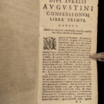 1665 Saint Augustine Confessions Catholic Doctrine Predestination Bible Theology