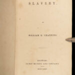 1835 SLAVERY 1ed by Channing Bible Justification for Slaves Abolition America