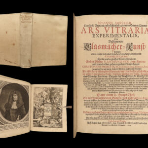 1679 GLASS MAKING 1ed Kunckel Famous Ars Vitraria Chemistry Alchemy Experiments