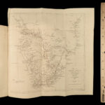 1857 AFRICA 1st ed David Livingstone Missionary Travels Illustrated Map Angola