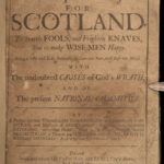 1699 Edinburgh 1ed Proper Project for Scotland IRISH Radicals Church England