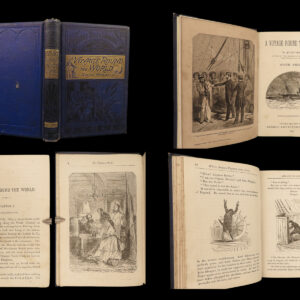 1877 Jules Verne 1ed Voyage Round the World Australia Illustrated Routledge RARE