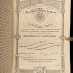 1886 MASONIC Knights of Pythias Manual Fraternal Order Supreme Lodge Freemason