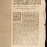 1632 Saint Cyprian 1ed Bishop of Carthage Early Christian MARTYR Manutius FOLIO