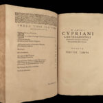 1632 Saint Cyprian 1ed Bishop of Carthage Early Christian MARTYR Manutius FOLIO