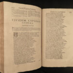 1632 Saint Cyprian 1ed Bishop of Carthage Early Christian MARTYR Manutius FOLIO