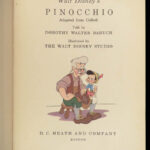 1939 DISNEY Books 1ed Mickey Mouse Donald Duck Pinocchio Bambi Dumbo 12v Heath