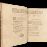 1580 RARE Ausonius Ancient Roman Poetry Homer Iliad Bordeaux MAP Wine Art