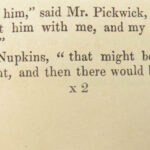 1837 Charles Dickens 1st/1st Pickwick Club Papers First Novel Social Satire RARE