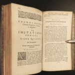 1658 Imitation of Christ 1ed Thomas a Kempis Elzevier Dutch Rosweyde Classic