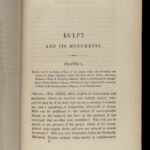 1850 Gettysburg Civil War General OWNED Monuments of EGYPT Pyramid Hieroglyphics