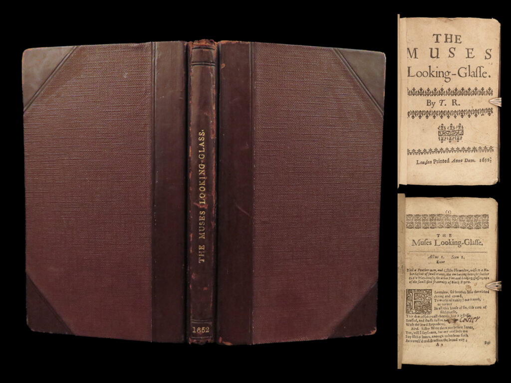 1652 poems of thomas randolph english literature muses looking-glass london | thomas randolph was a 17<sup>th</sup>-century english poet and playwright. His works are certainly not considered the most popular of the english canon; however, they are an accurate representation of english literature from the 17<sup>th</sup>-century. This 1652 printing of ‘<em>the muses looking-glass’</em> was published in london.