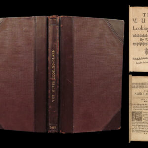 1652 Poems of Thomas Randolph English Literature Muses Looking-Glass London