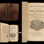 1698 Rene Descartes Principles of Philosophy Physics Metaphysics Laws of Motion