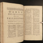 1698 Rene Descartes Principles of Philosophy Physics Metaphysics Laws of Motion