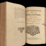 1698 Rene Descartes Principles of Philosophy Physics Metaphysics Laws of Motion