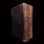 1866 US Civil War 2v Set Slavery Lincoln Grant Lee Union Confederate ILLUSTRATED
