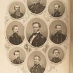 1866 US Civil War 2v Set Slavery Lincoln Grant Lee Union Confederate ILLUSTRATED