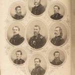 1866 US Civil War 2v Set Slavery Lincoln Grant Lee Union Confederate ILLUSTRATED