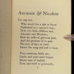 1917 BEAUTIFUL 1ed Aucassin & Nicolete Medieval French Chantefable Poem English