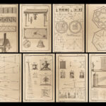 1786 Guyot Occult Physics Magic Tricks Illusion MAGIC Lantern Conjuring 3v Set