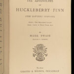 1886 Mark Twain RARE 4v Lot Huck Finn Tramp Abroad Life on Mississippi Pleasure