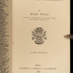 1886 Mark Twain RARE 4v Lot Huck Finn Tramp Abroad Life on Mississippi Pleasure
