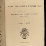 1886 Mark Twain RARE 4v Lot Huck Finn Tramp Abroad Life on Mississippi Pleasure